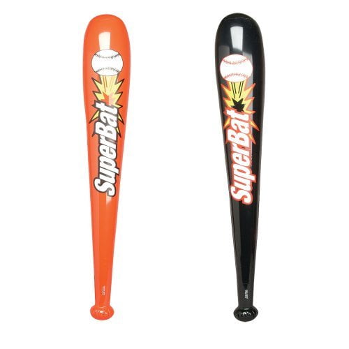 NEW Inflatable Baseball Bats Black or Orange One Dozen FREE SHIPPING NEW Inflatable Baseball Bats Black or Orange One Dozen FREE SHIPPING